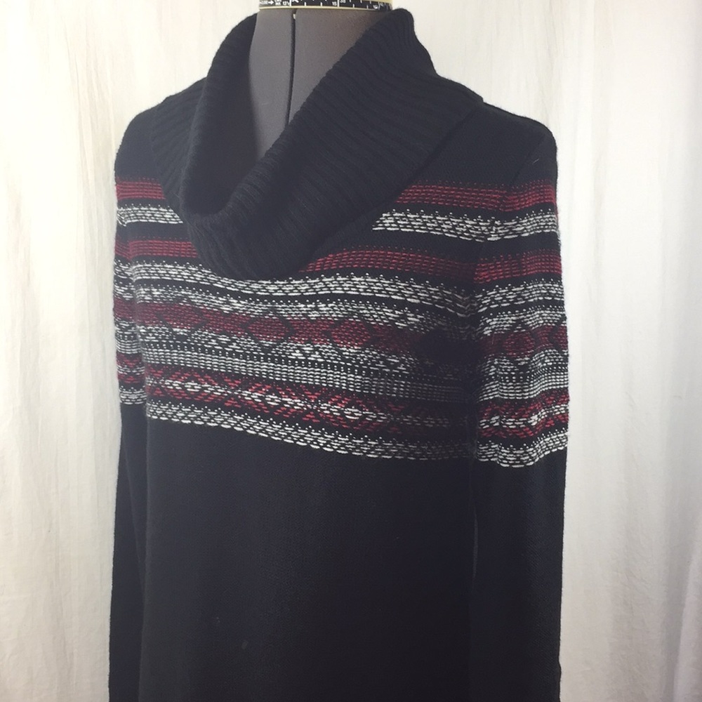 Jason Maxwell Black Sweater Dress Size L